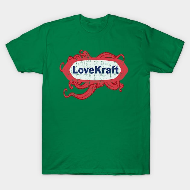 Love Kraft, distressed T-Shirt by woodsman